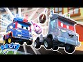 Tow truck CONFUSES hurt SUPER TRUCK with EVIL TWIN|Emergency vehicles for Kids|Car Repair