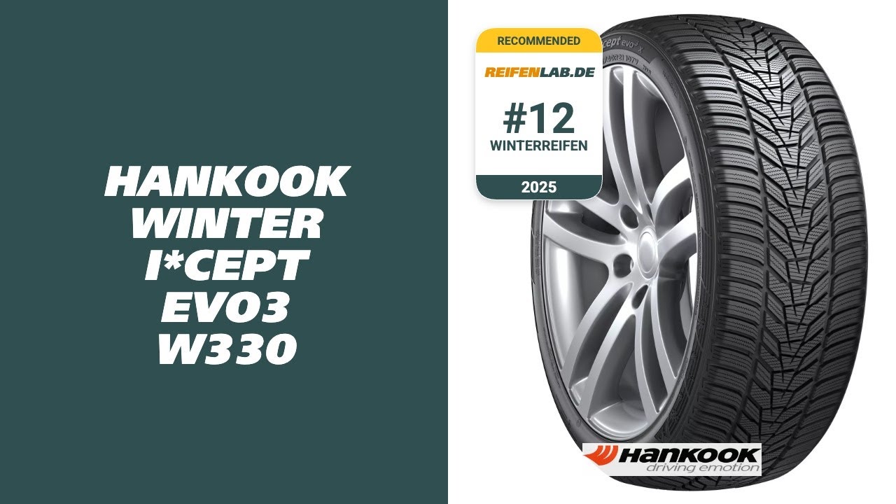 Hankook Winter i*cept evo3 W330 2025: Vergleich mit Michelin, Continental & Vredestein