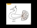 Peacock drawing easy🦚😍| How to draw a beautiful Peacock easy | Mor drawing easy