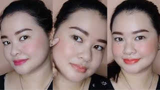 Fresh Everyday Look with Pretty Secret Lip And Cheek Soft Glow Tint Swatches screenshot 2