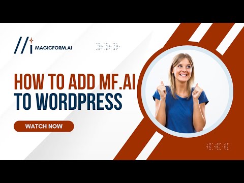 How to Add an AI Chatbot to Your WordPress Website | Magic Form AI Tutorial