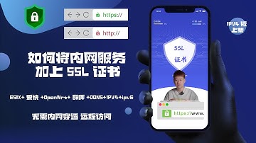上集（IPV4篇）如何将内网服务加上SSL证书，全流程教程，无需内网穿透也可远程访问ESXI+爱快+OpenWrt+群晖+IPV4+IPV6+DDNS