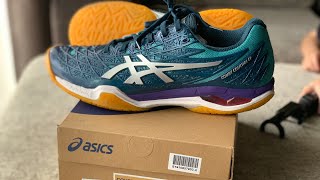 Asics Gel Court Control FF Badminton Shoes SEA Colorway (Techno Cyan/Pure Silver) Promo and Review 2