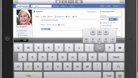 attaching link edmodo