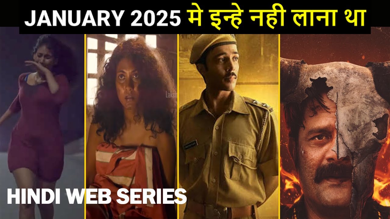 Top 5 Hindi Web Series January 2025 YouTube