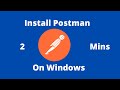 How to Install Postman on Windows | Installing Postman (2021)