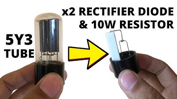 DIY How To Replace 5Y3 Tube Rectifier To A Solid State Rectifier