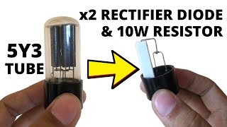 Celebrity DIY How To Replace 5Y3 Tube Rectifier To A Solid State Rectifier Net Worth