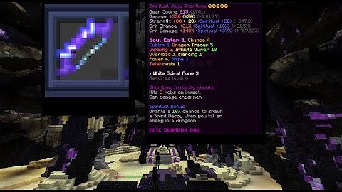 Crafting the Juju Shortbow, then making Sadan fly in F6 | Hypixel Skyblock