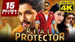 Real Protector (4K ULTRA HD) Superhit Action Hindi Dubbed Full Movie | Allu Arjun, Tamannaah