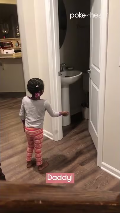 Little Girl Laughs When Dad Pretends to Put Poop on Her Hand | Shorts