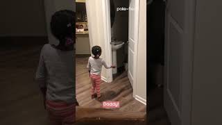 Little Girl Laughs When Dad Pretends to Put Poop on Her Hand | Shorts