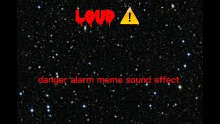 LOUD danger alarm meme sound effect Resimi