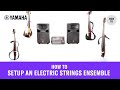 How To Set Up an Electric Strings Ensemble