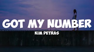 kim petras- got my number ( lyrics)