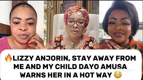 ALLEGEDLY 😭LIZZY ANJORIN, STAY AWAY FROM ME AND MY CHILD DAYO AMUSA WARNS HER IN A HOT WAY 😳