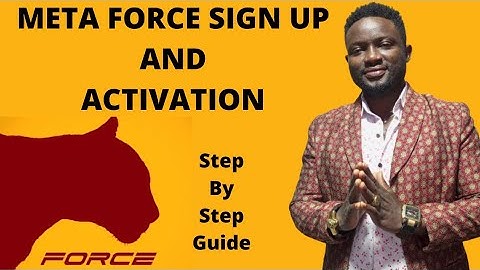 META FORCE SIGN UP AND ACTIVATION (step- by- step guide)@askchoforhustle3021 .