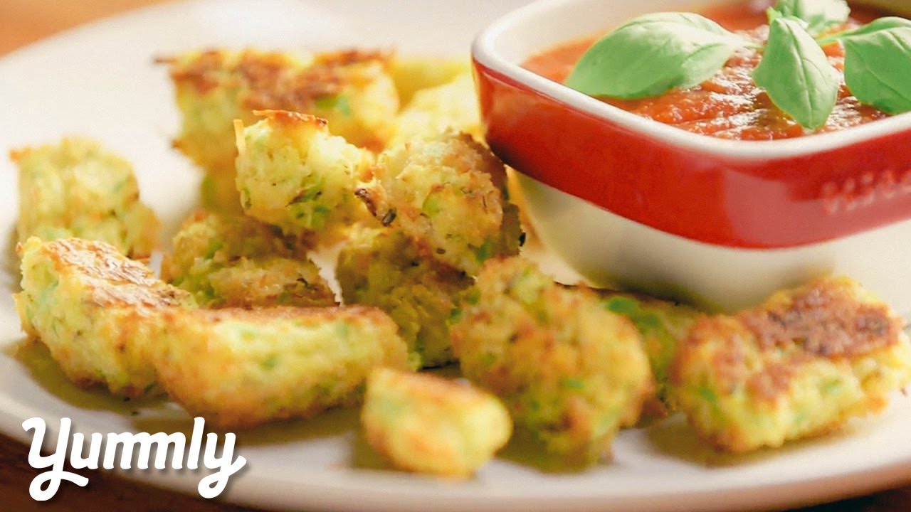 How to Make Low-Carb Tater Tots with Cauliflower and Zucchini | Yummly Recipes - YouTube