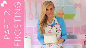 Cake Decorating 101 (Part 2): Tutorial for How to Frost a Perfectly Smooth Cake // Lindsay Ann Bakes