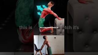 This camel stretch opens the chest, lengthens tight hip flexors and quads