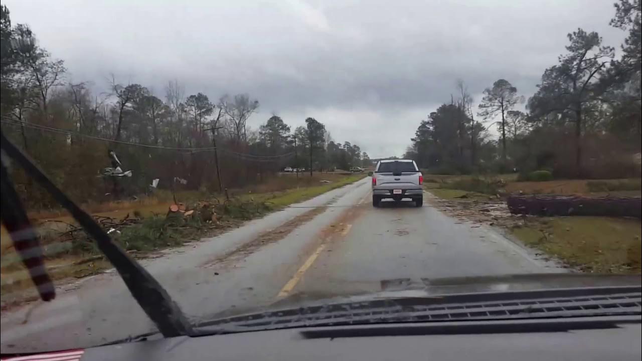 Valdosta Ga 1/22/2017 storm damage YouTube