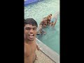💥 SWIMMING POOL ENTERTAINMENT IN MY MACHAN AND BROTHERS 😝 #trending #youtubeshorts #kutty