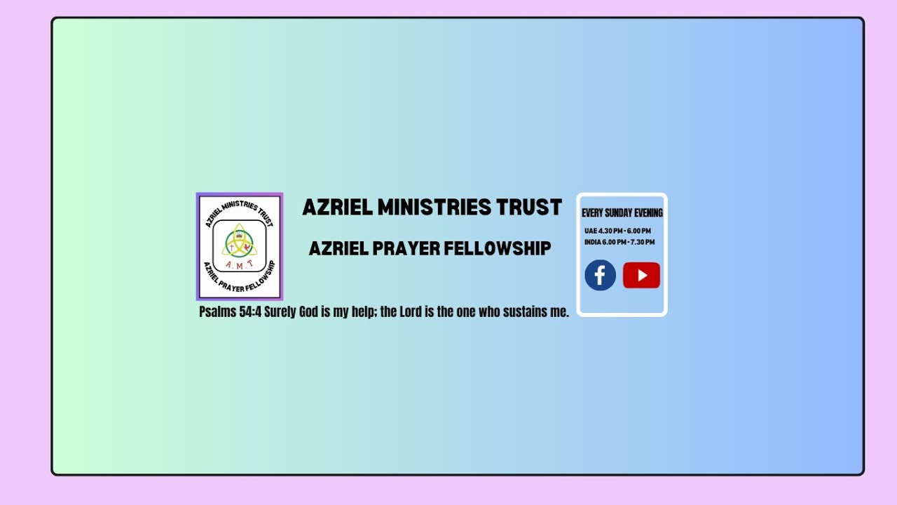 AZRIEL PRAYER FELLOWSHIP SUNDAY SERVICE MESSAGE 03/03/2024 - YouTube