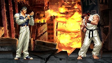 Robert Garcia Completely Destroyed Ryu || Insane Robert VS Ryu || SNK VS Capcom || Mugen 4K ||