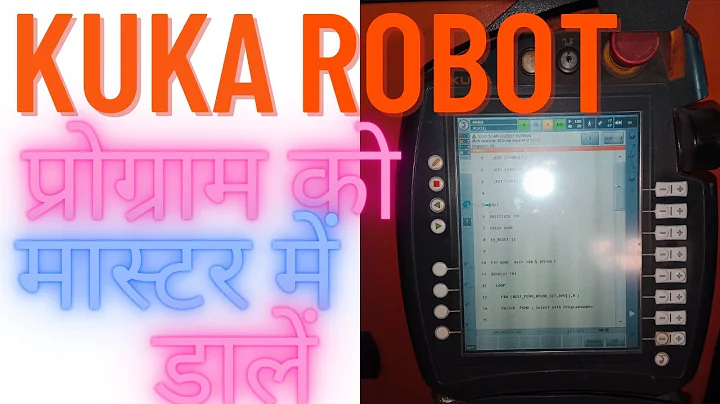 Kuka robot ka program master me kaise dale  , How to create program in master Kuka robot