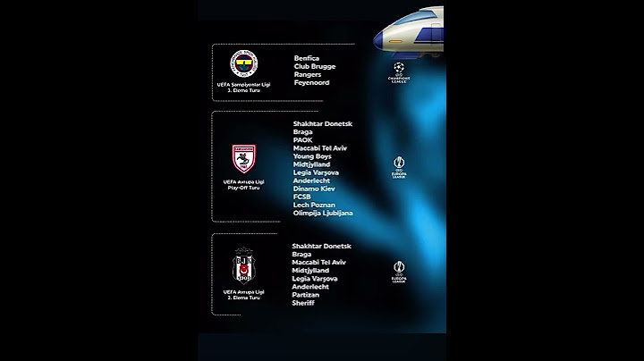 Temsilcilerimizin muhtemel rakipleri belli oldu #fenerbahçe #samsunspor #beşiktaş