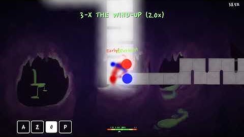 ADOFAI | 3-X The Wind Up (2.0x speed) 97.59% accuracy