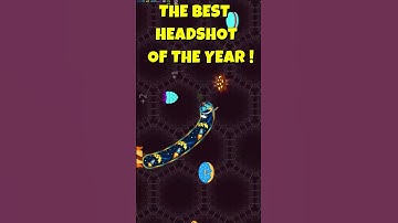 WORMATE.IO - The Best Headshot Of The Year !!! #wormate #wormateio #iogames #snakegames #io #shorts