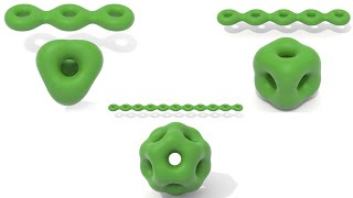 What's the nicest way to draw a shape with many holes?