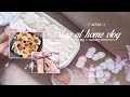 vlog ♡ snacking and making stickers