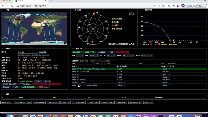 CSN Technologies  SAT Editing a transponder to add PL tone or Rit offset