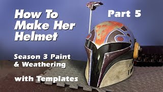 How to Make a Sabine Wren Helmet (Step by Step Guide) Part 5