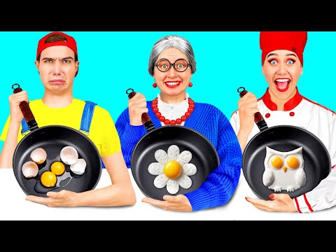 Видео: Кулинарный Челлендж: Я против Бабушки | Смешные Рецепты с Едой Fun Fun Challenge