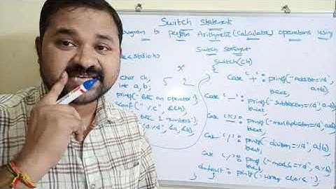 arithmetic operations using switch case in C Programming|simple calculator program in c using switch