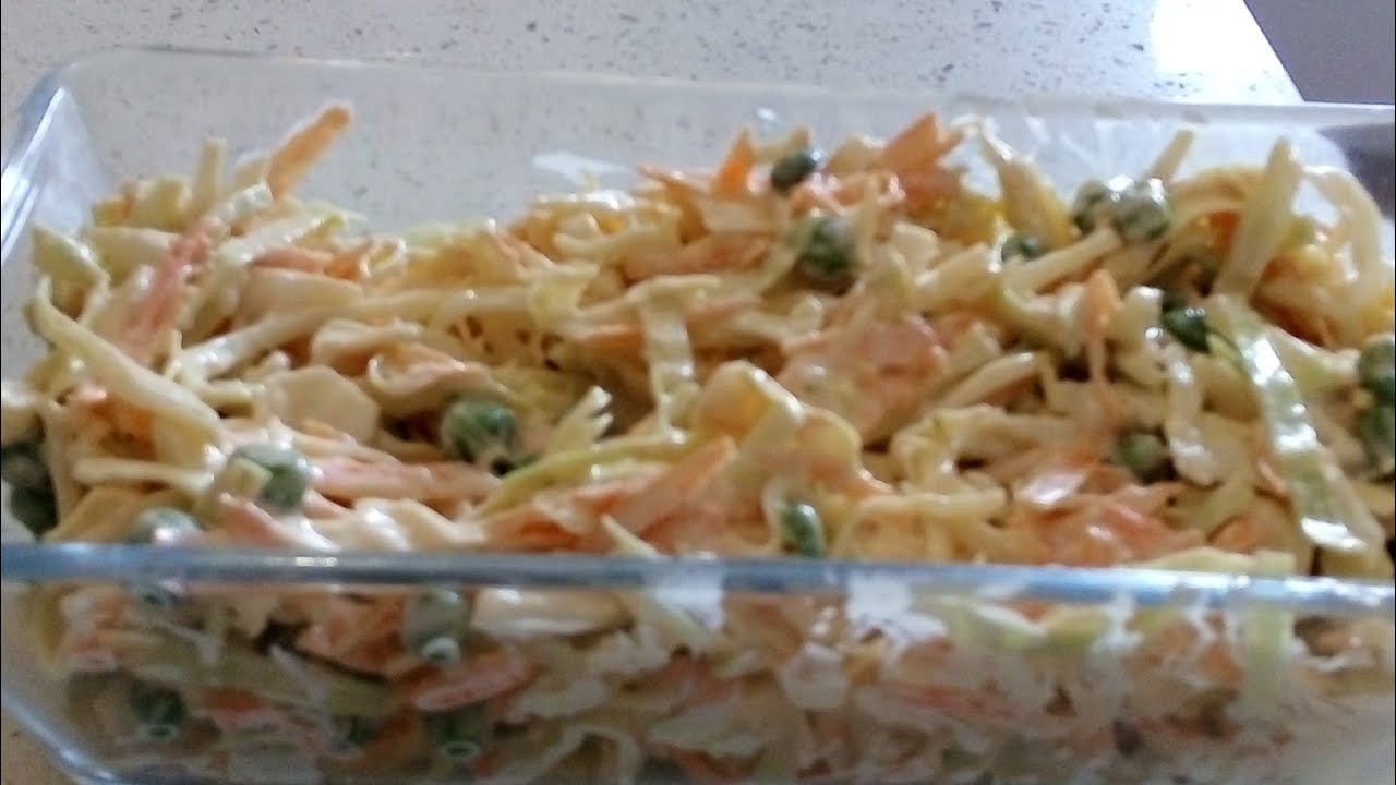 Coleslaw Salad 🥗 YouTube