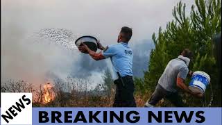 Hundreds of firefighters scramble to put out Portugal wildfire