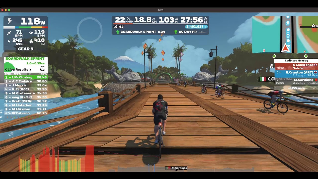 Zwift Games - Stage 1 - Makuri Madness - Range 1