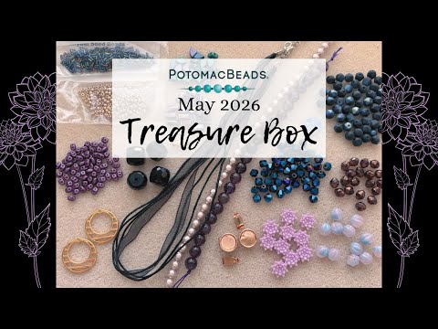 Dahlia Fields - May 2026 Treasure Box from Potomac Beads
