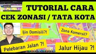 TUTORIAL CARA CEK ZONASI TATA KOTA DKI JAKARTA ONLINE | CEK PLANNING, RENCANA KOTA, IRK screenshot 3