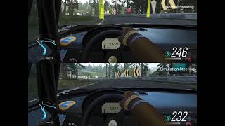 Forza Horizon 4 Simulation Steering vs Normal Steering