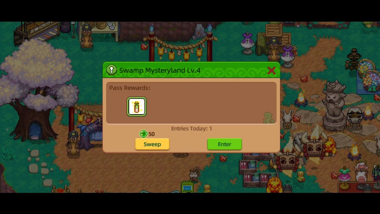 Harvest Town ep. 26 Swamp Mysteryland level.4 in harvest town  