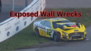 Nascar Exposed Wall Wrecks