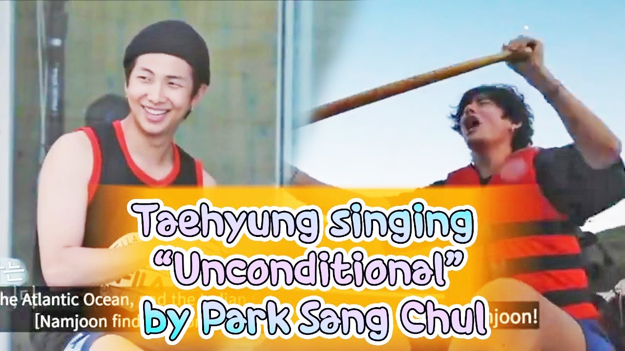 BTS IN THE SOOP Taehyung singing Unconditional by Park Sang Chul