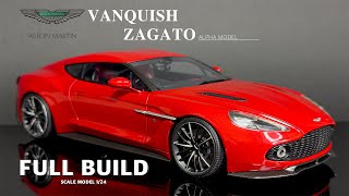 [Full build] Aston Martin Vanquish Zagato - Car Model 1/24 (Alpha Model)