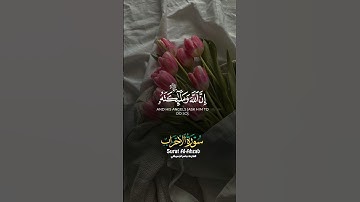 سورة الأحزاب Surah Al-Ahzab  Verse 56 #quran