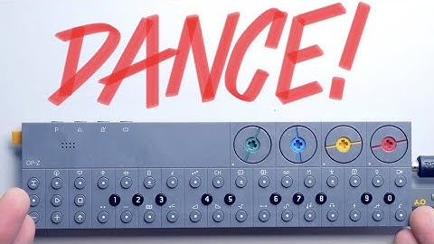 making DANCE MUSIC // OP-Z Tutorial